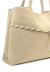 Katie Loxton Lori Suedette Tote Bag, Sand