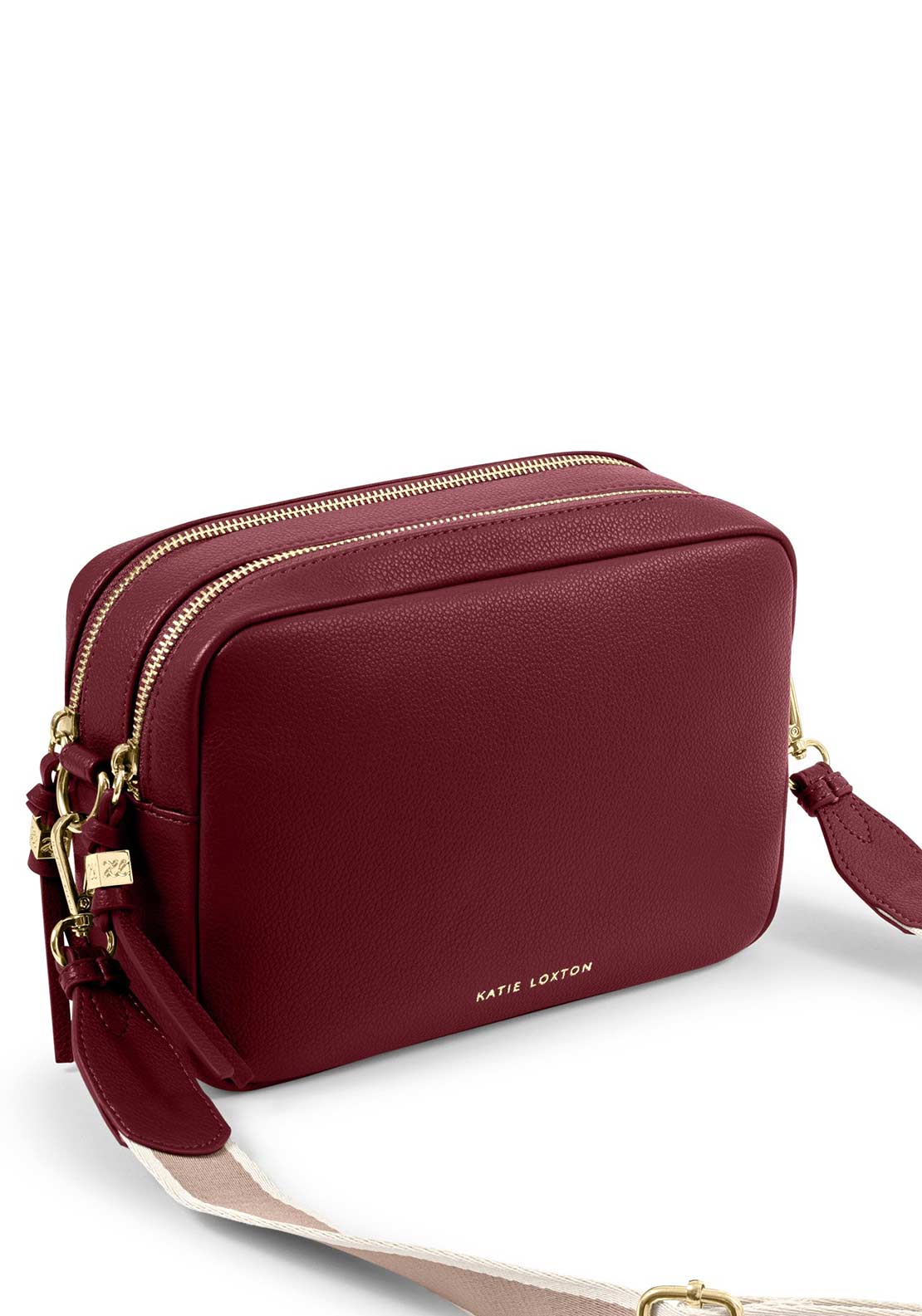 Katie Loxton Lottie Medium Crossbody Bag, Burgundy