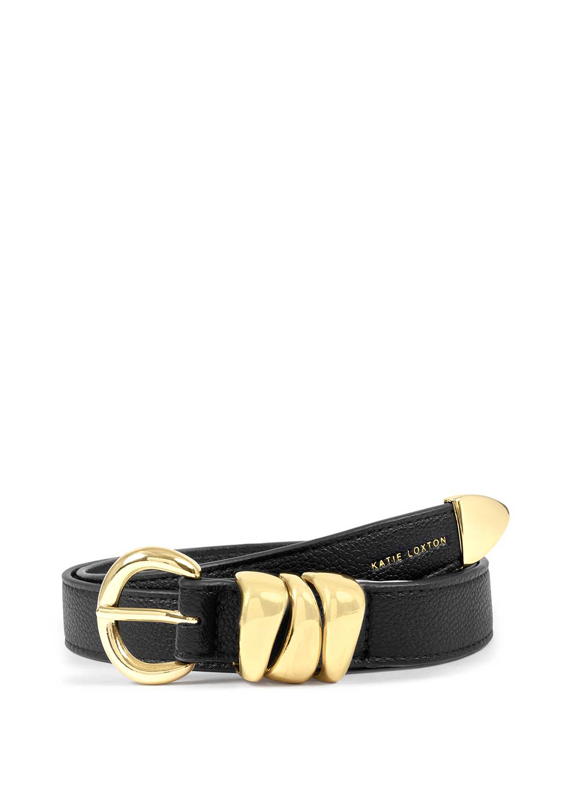 Katie Loxton Medium/Large Organic Loop Belt, Black