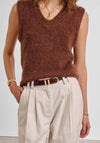 Katie Loxton Medium/Large Patent Crackle Buckle Belt, Burgundy