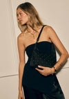 MEELA  STUDDED MIULTIWAY BAG BLACK