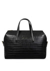Katie Loxton Milan Croc Print Travel Cabin Bag, Black