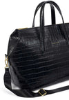Katie Loxton Milan Croc Print Travel Cabin Bag, Black