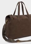 Katie Loxton Milan Suedette Cabin Bag, Brown