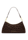 Katie Loxton Miley Leopard Print Small Shoulder Bag, Brown