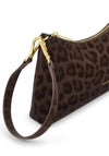 Katie Loxton Miley Leopard Print Small Shoulder Bag, Brown
