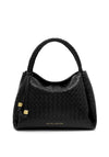 NOVA WOVEN TEXTURE TOP HANDLE BAG