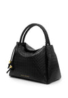 NOVA WOVEN TEXTURE TOP HANDLE BAG
