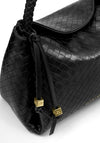 NOVA WOVEN TEXTURE TOP HANDLE BAG