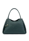 Katie Loxton Nova Hand Woven Large Shoulder Bag, Teal