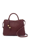 Katie Loxton Nova Woven Grab Bag, Burgundy