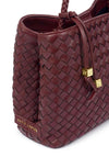 Katie Loxton Nova Woven Grab Bag, Burgundy
