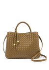 Katie Loxton Nova Woven Grab Bag, Tan