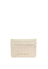 Katie Loxton Nova Woven Texture Card Holder, Off White