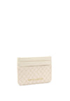 Katie Loxton Nova Woven Texture Card Holder, Off White
