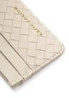 Katie Loxton Nova Woven Texture Card Holder, Off White