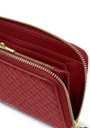 Katie Loxton Nova Woven Texture Large Wallet, Red