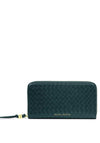 Katie Loxton Nova Woven Texture Large Wallet, Teal