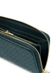 Katie Loxton Nova Woven Texture Large Wallet, Teal
