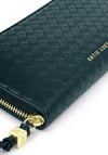 Katie Loxton Nova Woven Texture Large Wallet, Teal