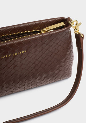NOVA SMALL SHOULDER BAG DARK CHOCOLATE