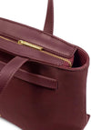 Katie Loxton Orin Top Handle Suedette Crossbody Bag, Burgundy