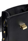 Katie Loxton Orin Twist Lock Distressed Slim Crossbody Bag, Black
