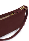 Katie Loxton Orin Twist Lock Suedette Small Shoulder Bag, Burgundy