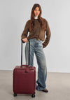 Katie Loxton Oxford Cabin Suitcase, Burgundy