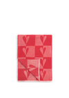 PRNTED BLANKET SCARF  HEART