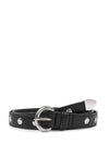 Katie Loxton Small/Medium Studded Buckle Belt, Black