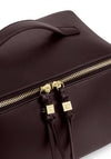 Katie Loxton Soho Large Makeup & Wash Bag, Chocolate Brown