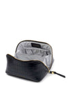 Katie Loxton Soho Medium Croc Print Makeup & Wash Bag, Black