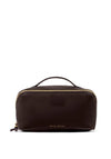 Katie Loxton Soho Medium Makeup & Wash Bag, Chocolate Brown