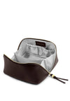 Katie Loxton Soho Medium Makeup & Wash Bag, Chocolate Brown