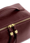 Katie Loxton Soho Medium Makeup & Wash Bag, Dark Cherry