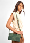 Katie Loxton Taya Suedette Crossbody Bag, Green