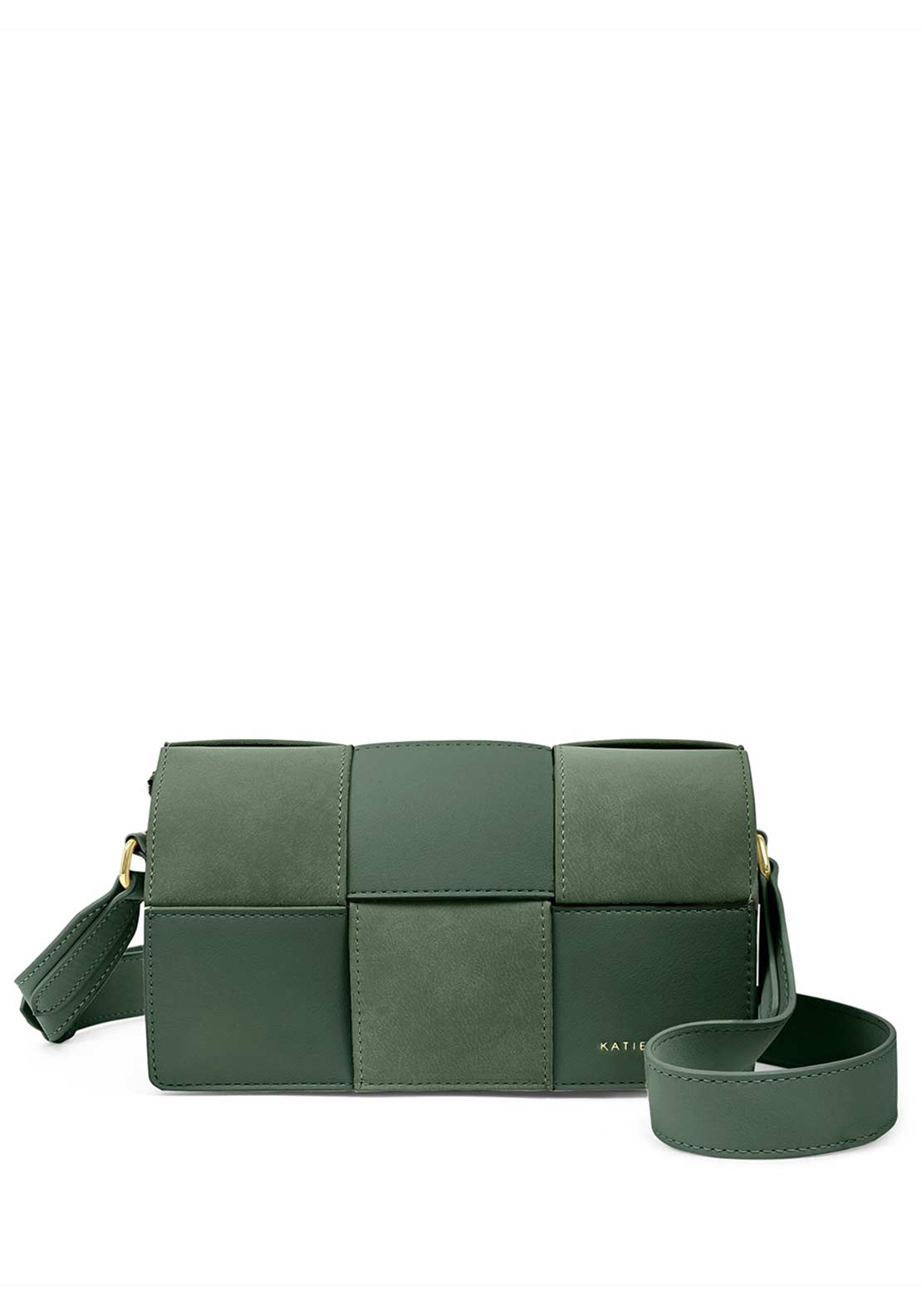 Katie Loxton Taya Suedette Crossbody Bag, Green