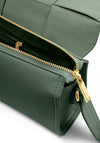 Katie Loxton Taya Suedette Crossbody Bag, Green