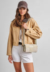 Katie Loxton Taya Suedette Crossbody Bag, Off White