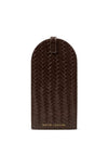 Katie Loxton Woven Sunglasses Case, Chocolate Brown