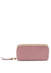 FOLD OUT MIRROR MAKE UP BAG DEEP ROSE