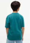 Tommy Hilfiger Boy Flag Logo Short Sleeve Tee, Green