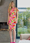 Kate Cooper Floral Print Pencil Dress, Pink