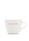 BUCKETMUG MEFIUM 350ML OVERWORKED UNDERPAID