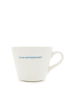 BUCKET MUG MEDIUM 350ML TRIED AND EMOTIONAL