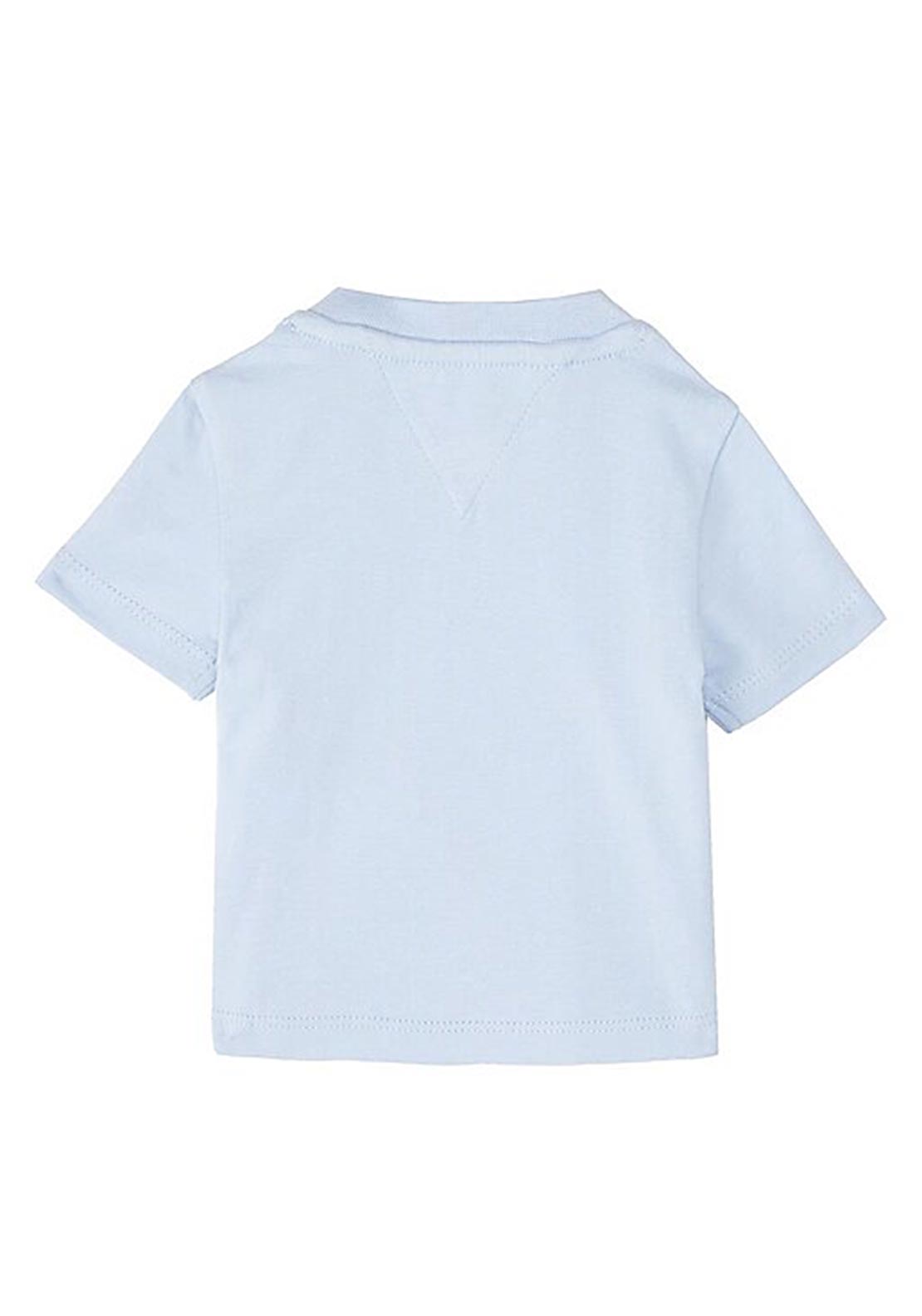 Tommy Hilfiger Baby Boy Logo Short Sleeve Tee, Blue