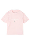 Tommy Hilfiger Baby Boy Logo Short Sleeve Tee, Pink