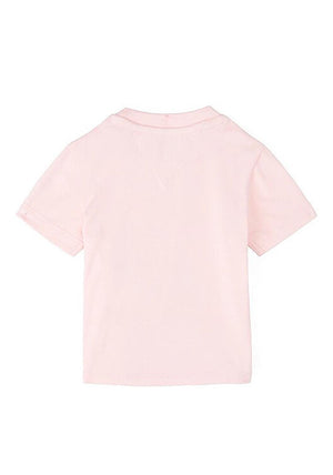 Tommy Hilfiger Baby Boy Logo Short Sleeve Tee, Pink