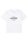 Tommy Hilfiger Baby Boy Logo Short Sleeve Tee, White